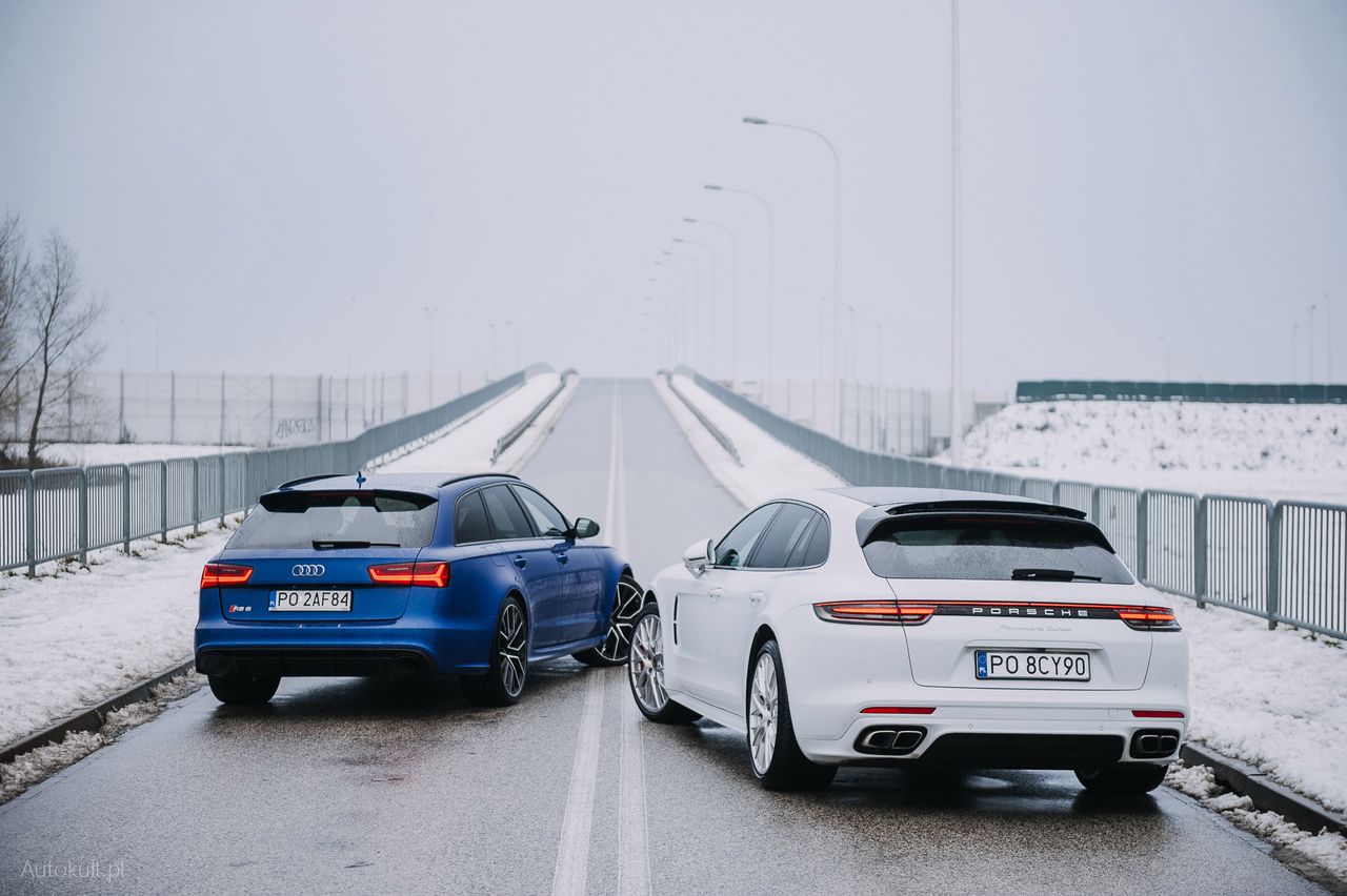 Porsche Panamera Sport Turismo Turbo vs Audi RS 6 Avant. Starcie dwóch super-kombi