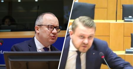 Awantura w PE. Ozdoba przerwał Bodnarowi. "Proszę być cicho"