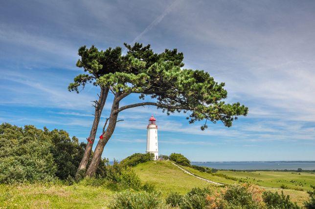 Hiddensee z latarnią Dornbusch