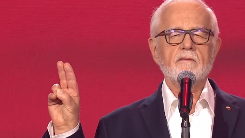 Podczas koncertu "Murem za polskim mundure" Jan Pietrzak zaśpiewał swój najbardziej znany utwór 