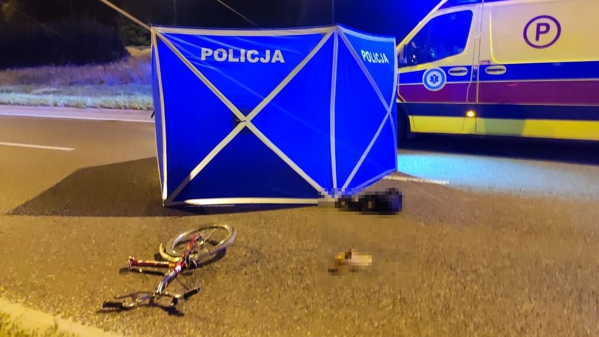 Rowerzysta zginął na przejściu dla pieszych na al. Tysiąclecia