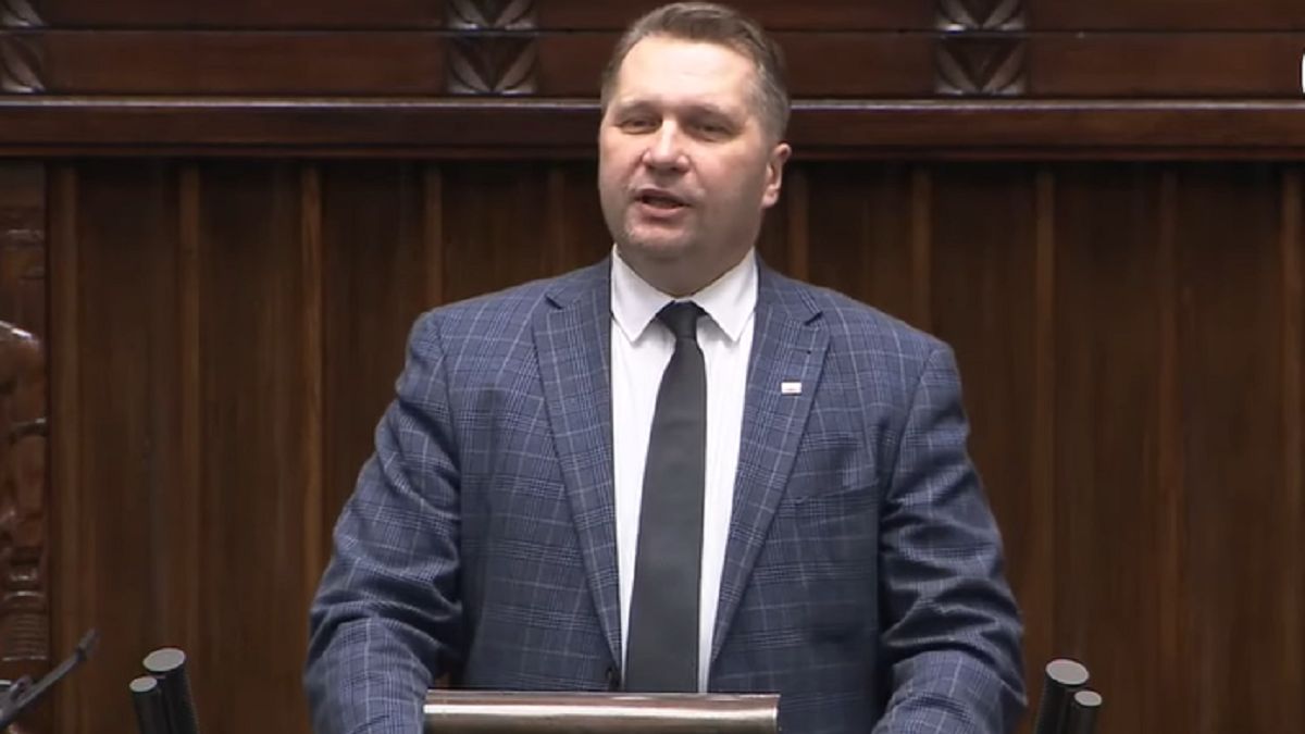 Czarnek opowiedział dowcip z mównicy sejmowej. 