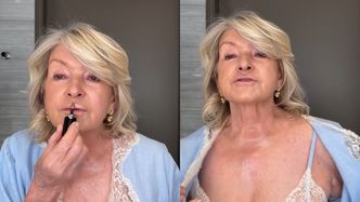 84-letnia Martha Stewart pozuje przed lustrem w SEKSOWNYM SZLAFROCZKU. Pokazała swoją codzienną rutynę (ZDJĘCIA)