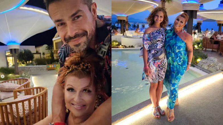 Katarzyna Skrzynecka na rodzinnych wakacjach