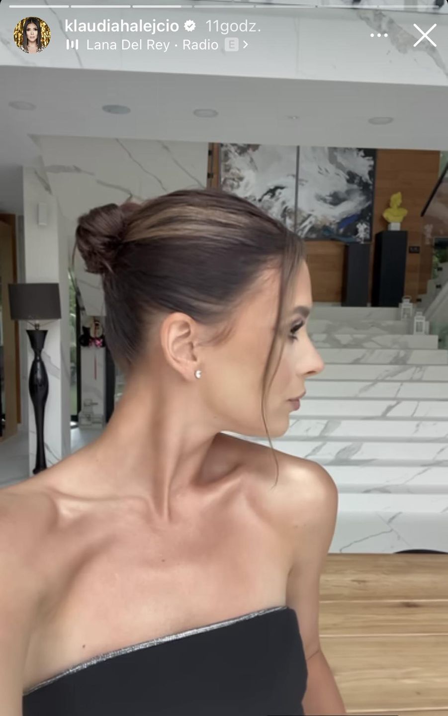 Klaudia Halejcio zdecydowała się na minimalistyczną fryzurę 