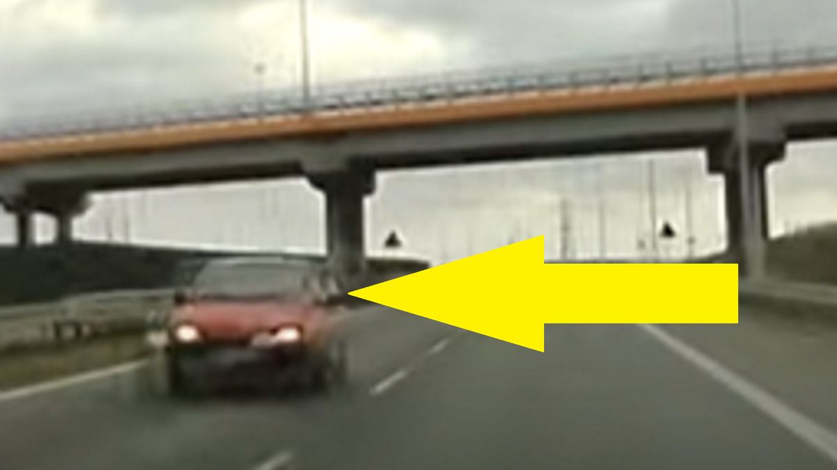 Samochód jechał pod prąd