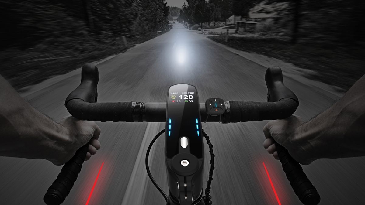 Speednite: inteligentne oświetlenie rowerowe z laserowymi kierunkowskazami 1
