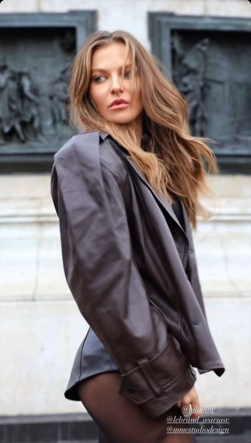 Anna Lewandowska podbija Paris Fashion Week