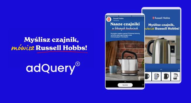 Russell Hobbs zwiększa sprzedaż z adQuery (case study)