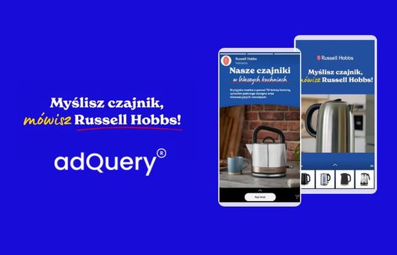 Russell Hobbs zwiększa sprzedaż z adQuery (case study)