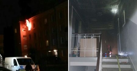 Tragiczny pożar mieszkania w Lublinie. W środku ujawniono zwłoki 71-letniego mężczyzny