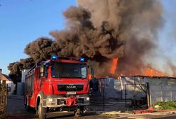 Gigantyczny pożar fabryki. Wszystko spłonęło