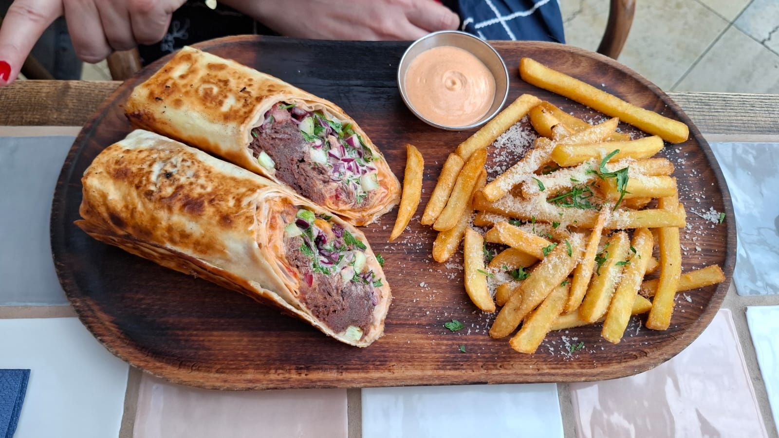 Obiad w restauracji Bona