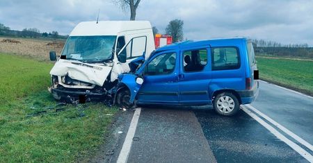Tragiczny wypadek na łuku drogi. 33-latek poniósł śmierć na miejscu. Drugi kierowca był w stanie po użyciu alkoholu