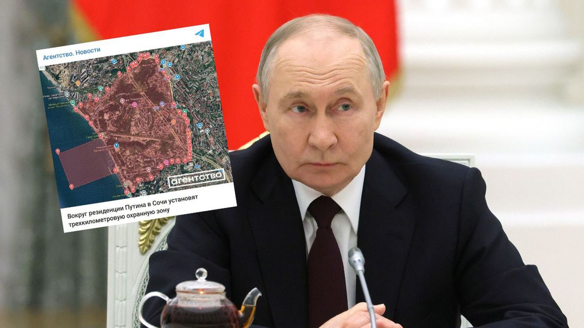 Putin obawia się nalotu ukraińskich dronów na rezydencję w Soczi
