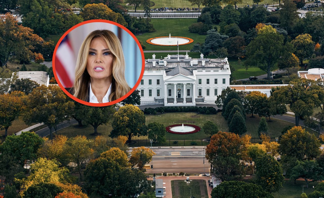 Melania Trump się odcina. Nie popiera  decyzji męża o budowie sali balowej