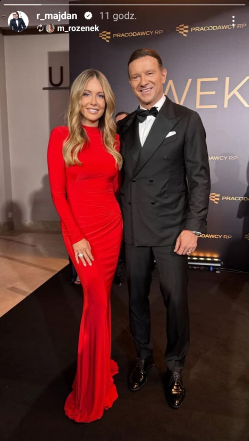 Małgorzata Rozenek i Radosław Majdan