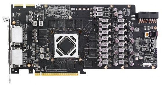ASUS ROG 7970 Matrix karta graficzna zdjęcie płytka drukowana