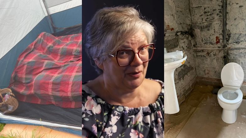 Dorota Zawadzka wspomina życie w namiocie