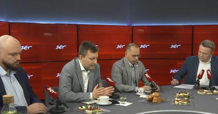 Spięcie podczas programu. Schreiber spierał się z dziennikarzem