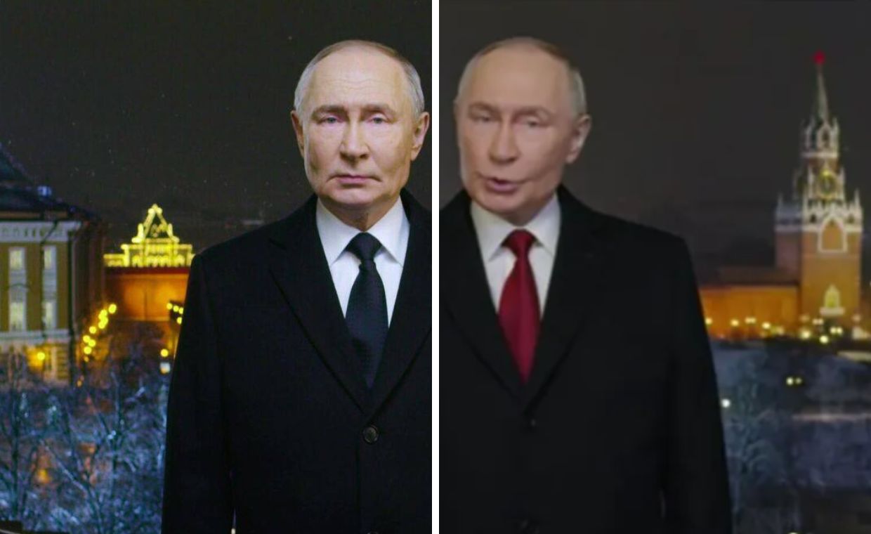 wiadomości,aktualności,WP Wiadomości Dwie różne wersje Putina. Wideo natychmiast zniknęło