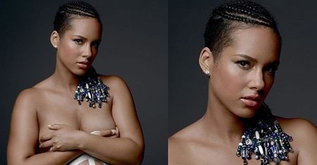 Naga Alicia Keys w ciąży! (FOTO)
