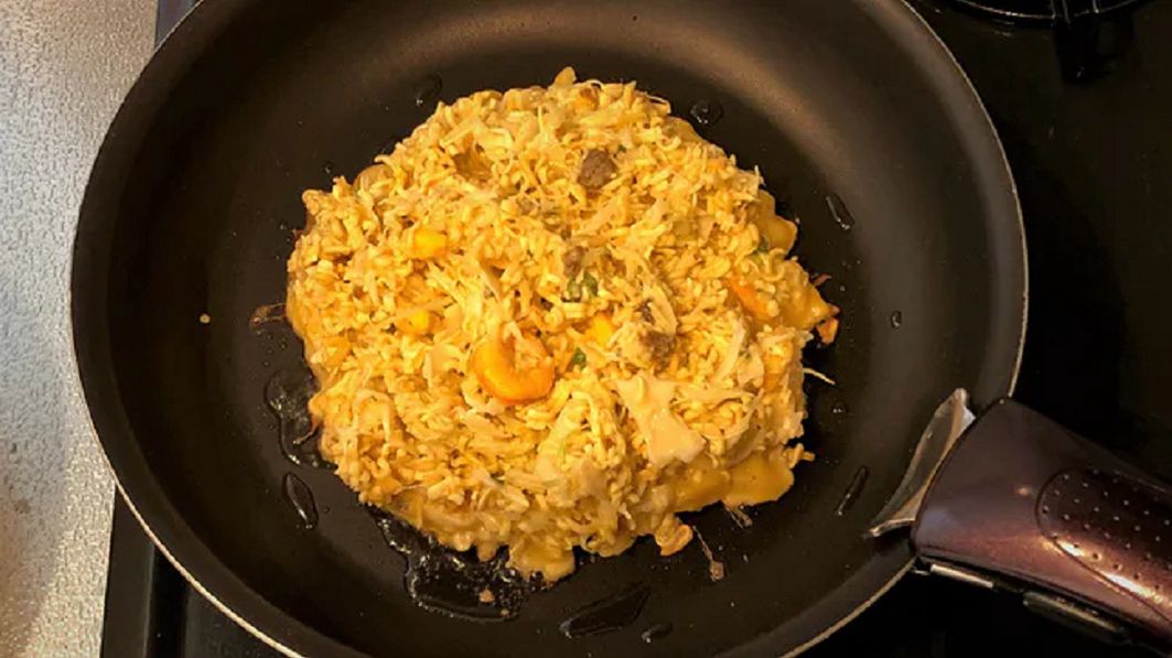 Placek z zupki chińskiej