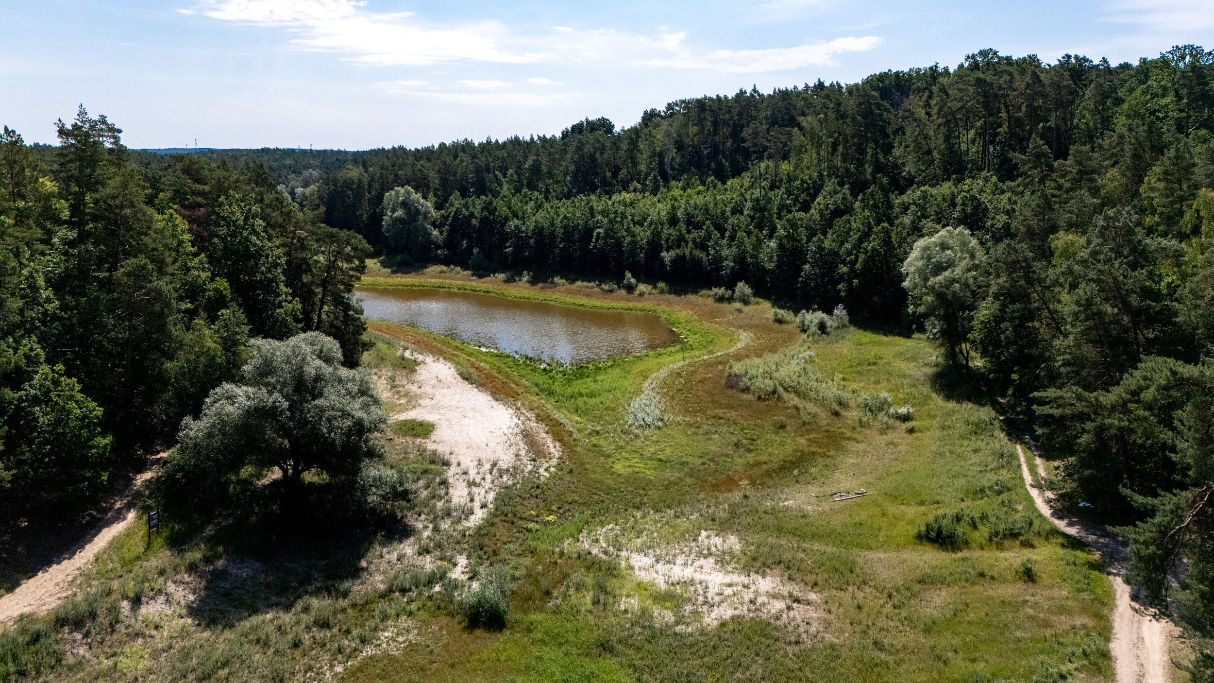 Jezioro Kopcze w Kaczorach