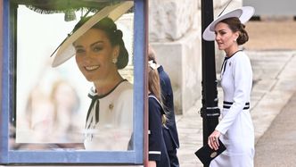 Księżna Kate OLŚNIŁA podczas wojskowej parady w Londynie. Podliczono, ile warta była jej stylizacja (ZDJĘCIA)