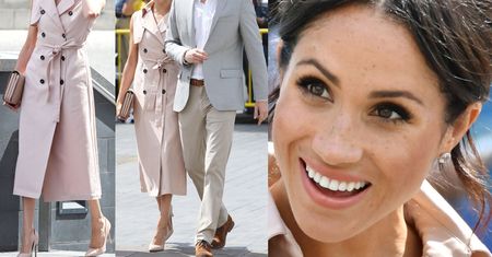 Meghan Markle rozdaje uśmiechy na wystawie poświęconej Nelsonowi Mandeli (ZDJĘCIA)