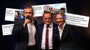 Sukces AfD w Niemczech. Brytyjska prasa pisze o upokorzeniu Merza
