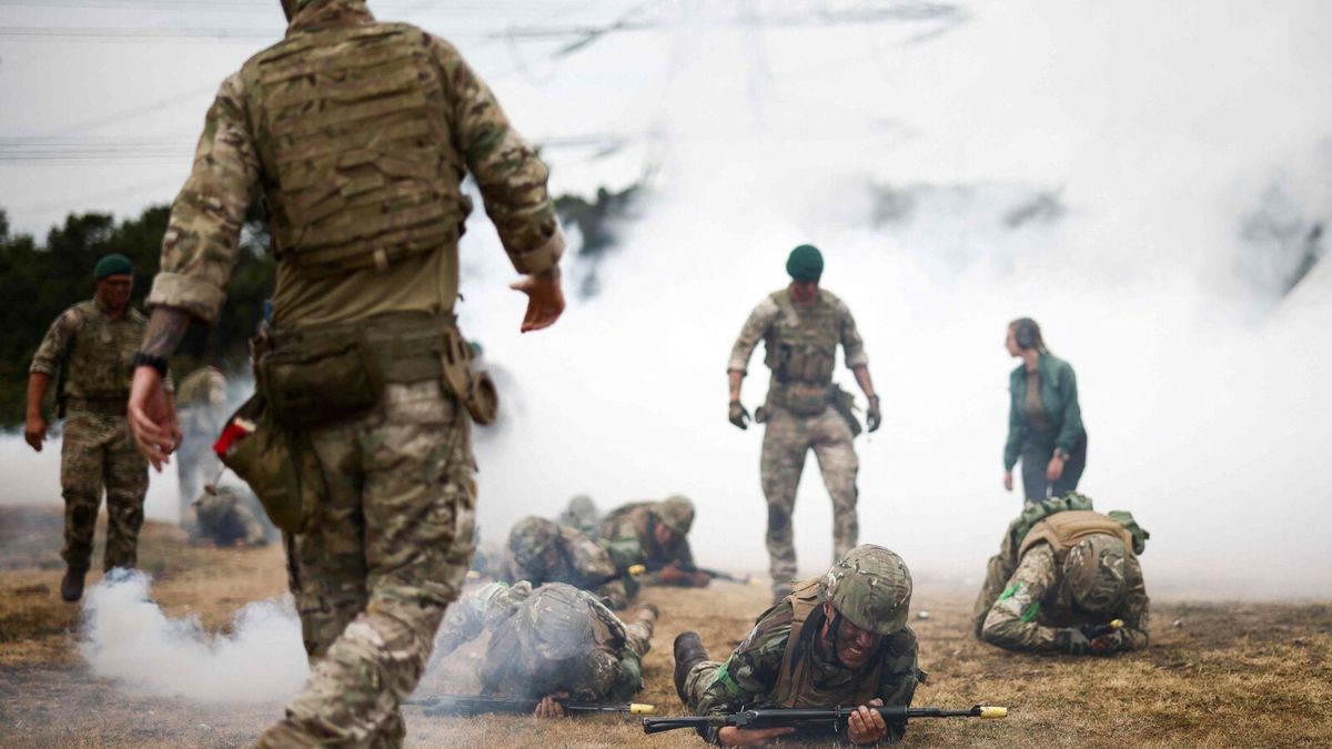 Szkolenie ukraińskich rekrutów. Zdjęcie ilustracyjne