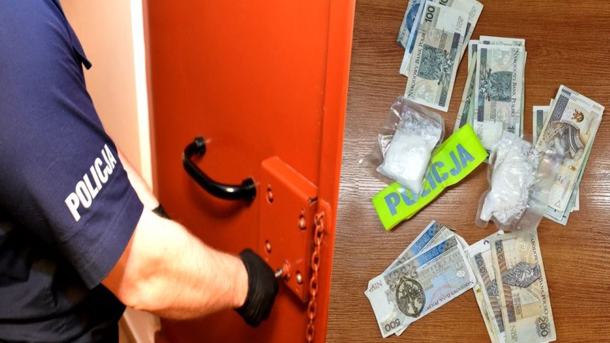 Pomorska policja zatrzymała 22-latka. Miał przy sobie narkotyki