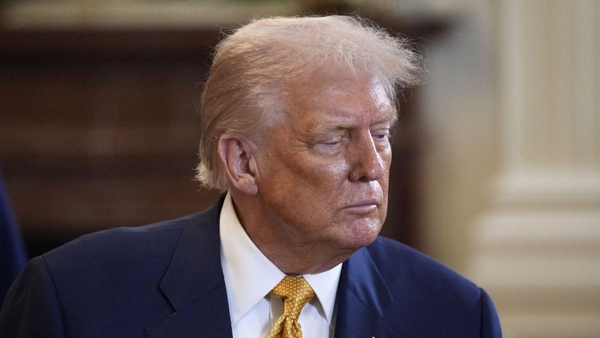 US President Donald Trump participates in a reception with Republican Members of Congress in the East Room at the White House in Washington, 22 July 2025. EPA/Yuri Gripas / ABACAPRESS.COM / POOL Dostawca: PAP/EPA.