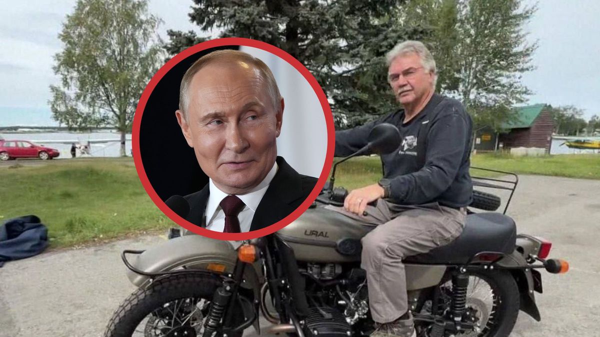 Putin podarował motocykl Amerykaninowi