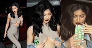 Piersi Kylie Jenner w obcisłym kombinezonie... za 6 tysięcy złotych! (ZDJĘCIA)