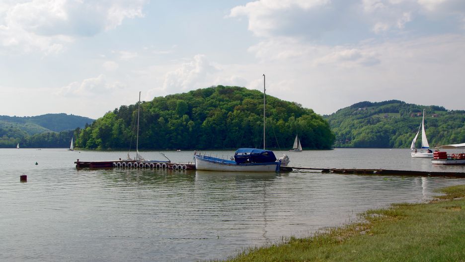 Jezioro Rożnowskie w Gródku nad Dunajcem