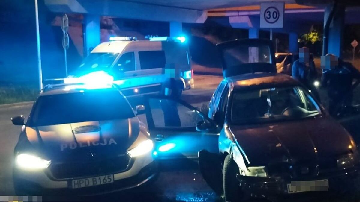 Policyjny pościg za kierowcą seata po ulicach Lublina