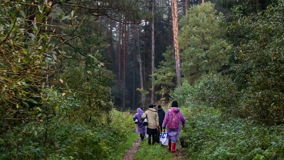 Migranci na granicy polsko-białoruskiej (zdjęcie ilustracyjne) 