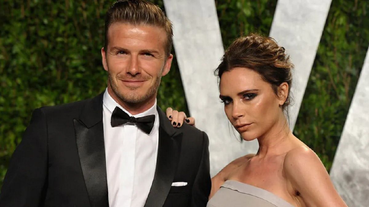 Na zdjęciu od lewej: David i Victoria Beckham