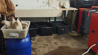 Wielka fabryka narkotyków pod Kłodawą! Policja przejęła 512 kg klefedronu wartego 31 mln zł