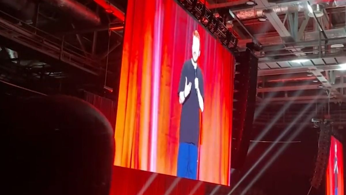 Rosyjski komik zagłuszany podczas wystąpienia