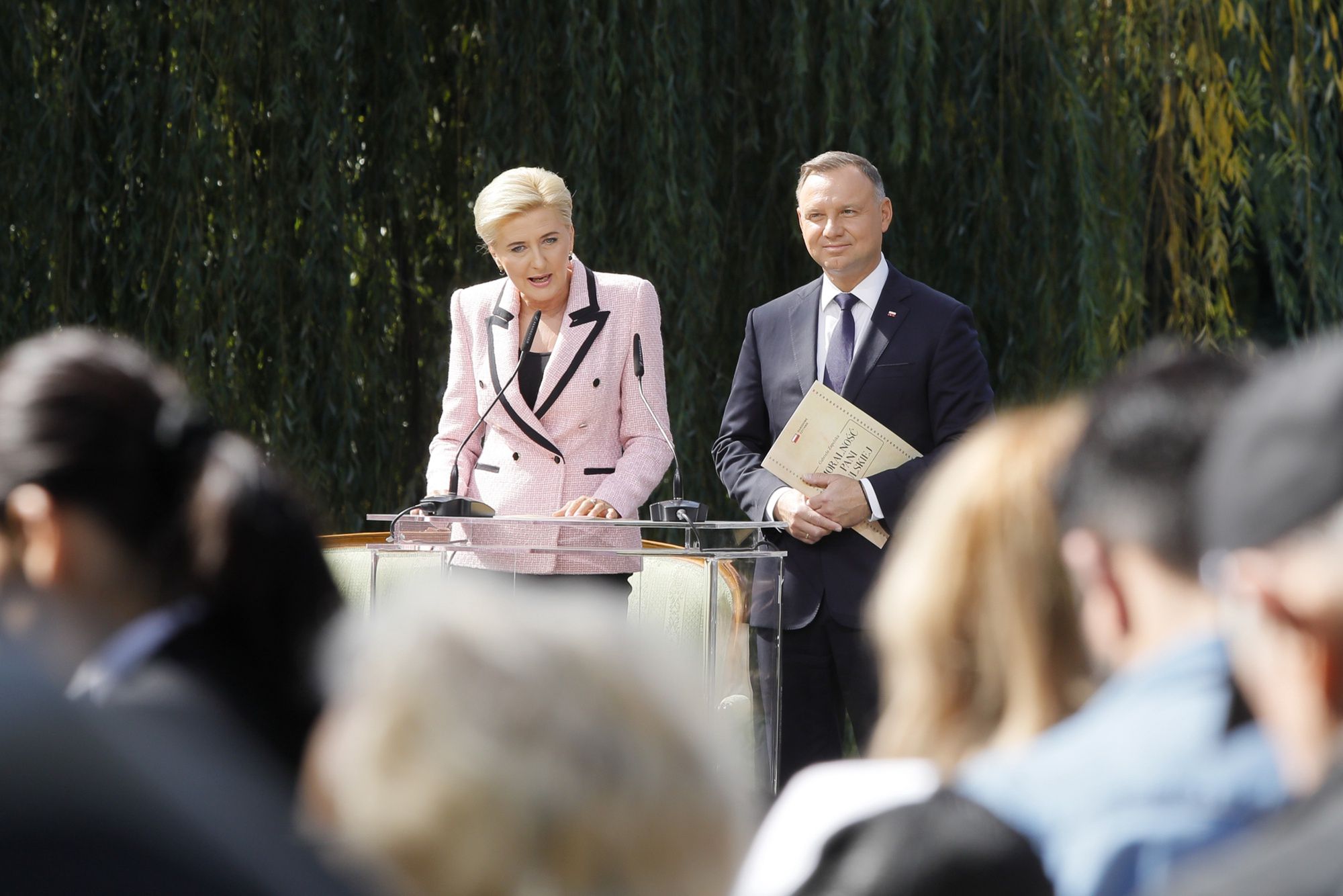 Andrzej Duda i Agata Kornhauser-Duda 