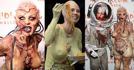 Halloween 2019: Heidi Klum w kostiumie… krwawej kosmitki. Transformacja trwała 13 GODZIN! (ZDJĘCIA)