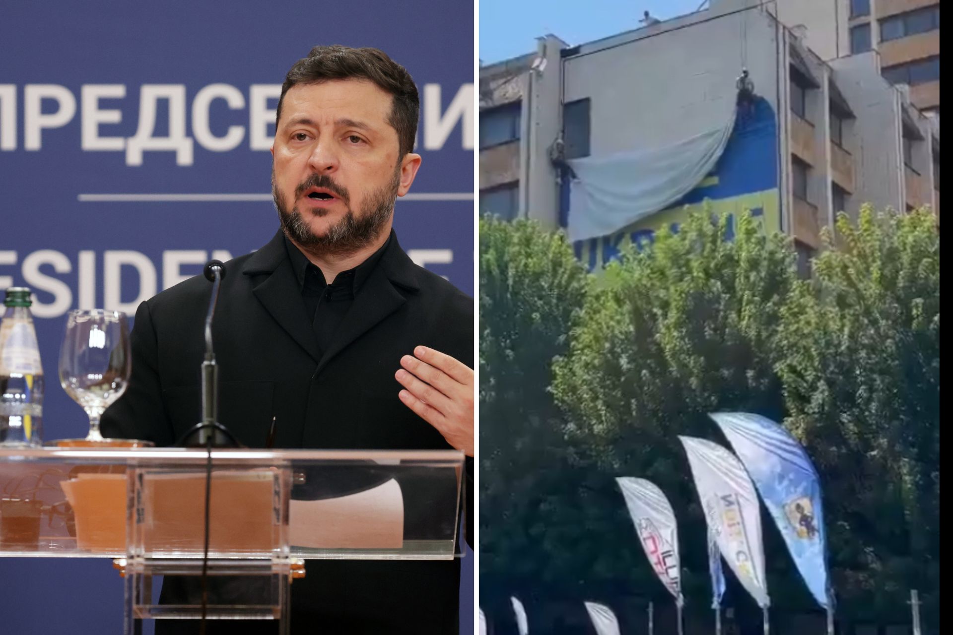 Kosowo usuwa flagę Ukrainy po kontrowersyjnych słowach Zełenskiego