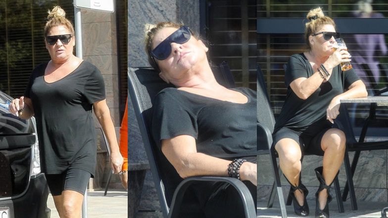 Beata Kozidrak relaksuje się na zakupach