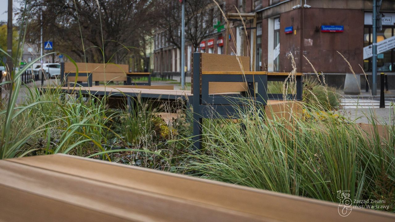 Warszawa. Parklet na Pradze-Północ, fot. Zarząd Zieleni