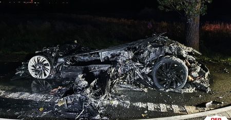 Hybrydowe BMW i8 spłonęło niedaleko Tczewa