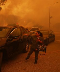 Ogromny pożar w Los Angeles. Ludzie porzucali samochody