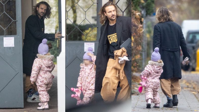 Piotr Stramowski z córką